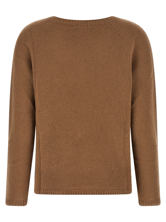 'S Max Mara 68% wool sweater in brown — view 2