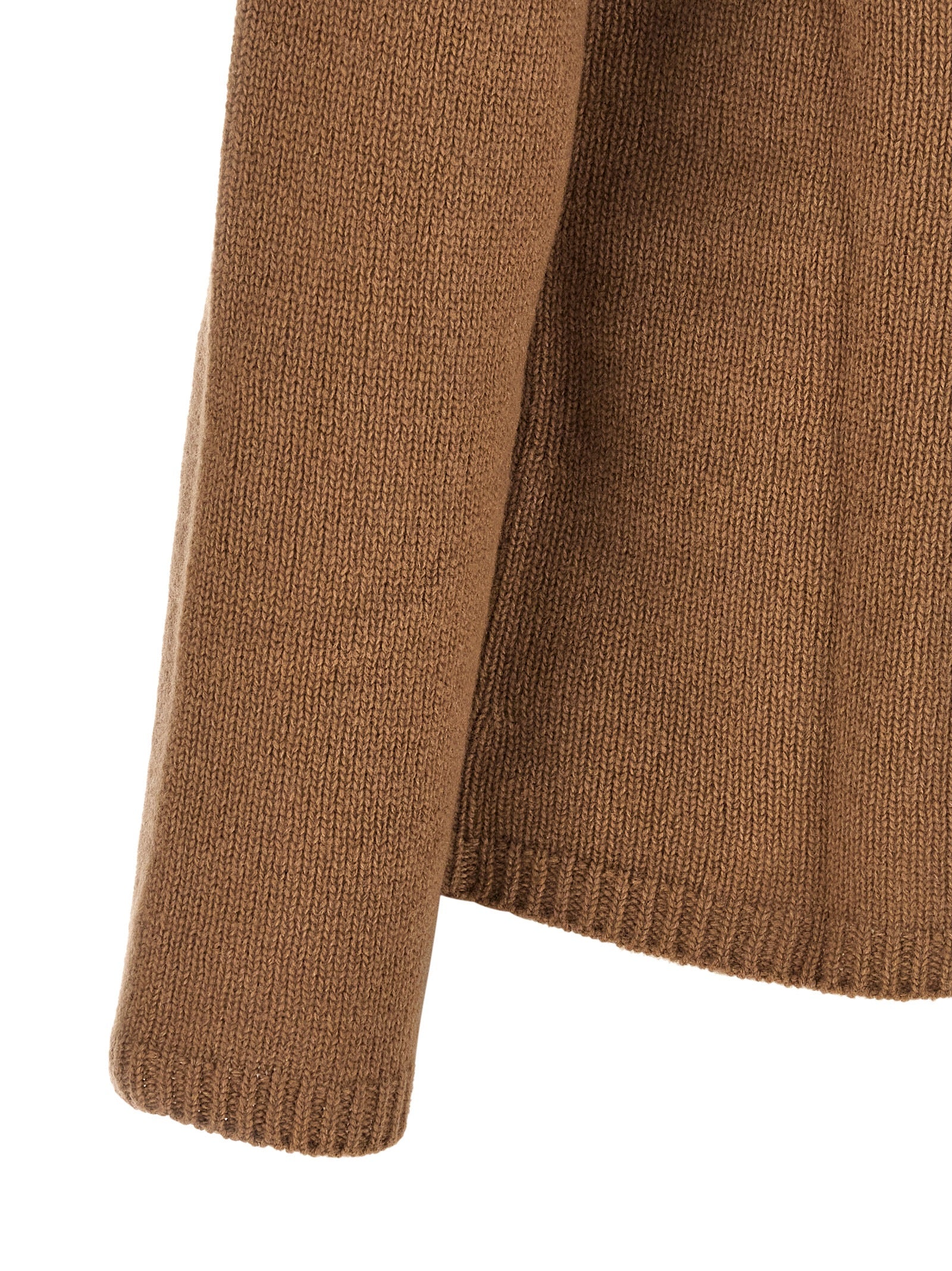'S Max Mara 68% wool sweater in brown — view 4