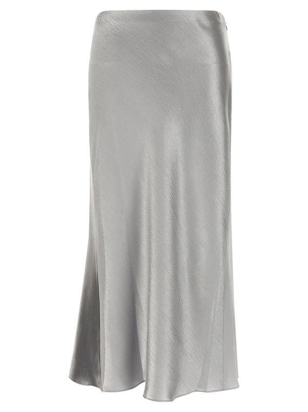 Tory Burch 100% Polyester skirt in gray