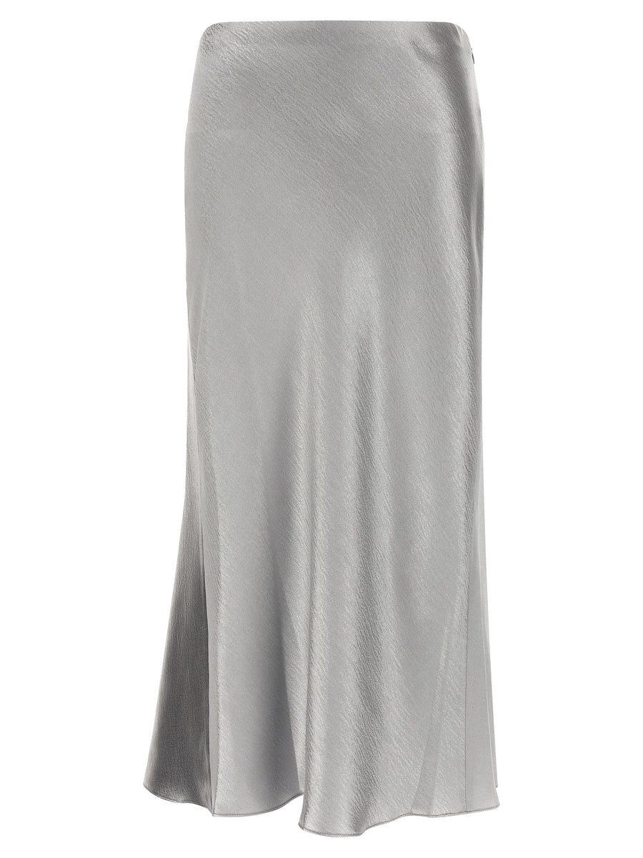 Tory Burch 100% Polyester skirt in gray
