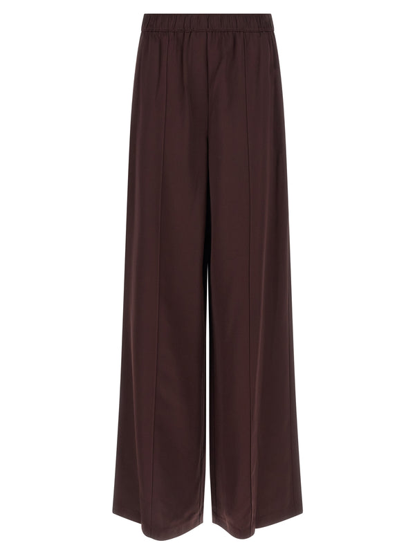 Tory Burch 100% Viscose trousers in bordeaux