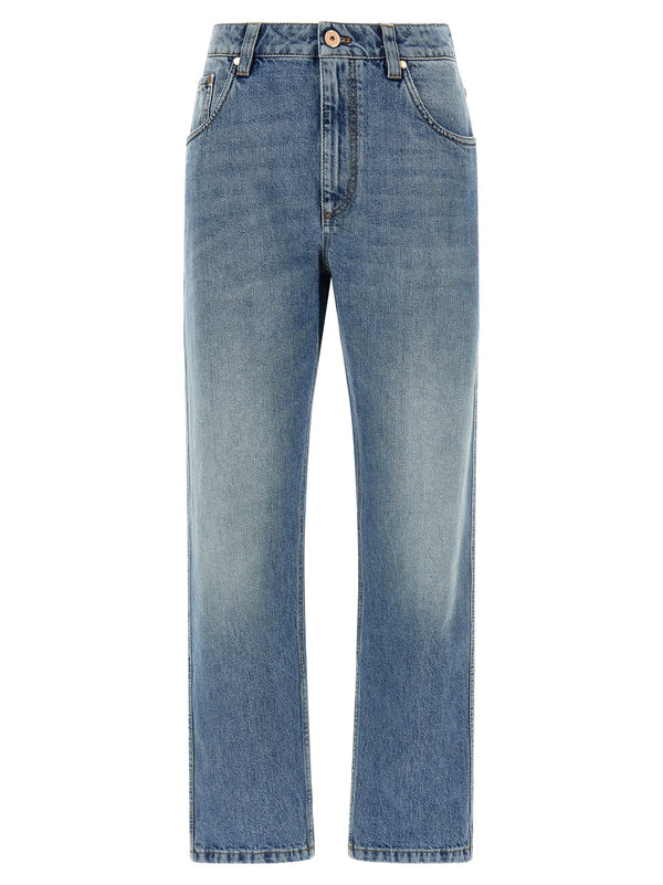 Brunello Cucinelli 100% Cotton jeans in blue