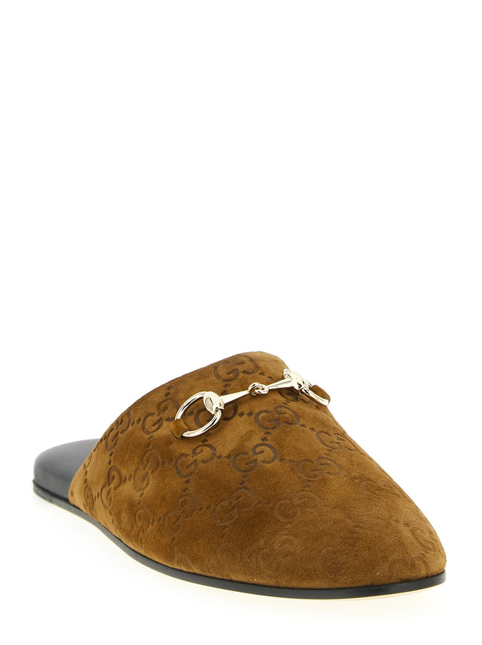Gucci 100% Calfskin Leather (Bos Taurus) mule in brown — view 2