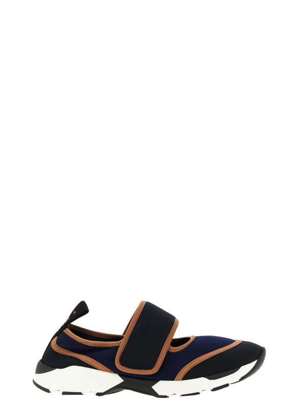 Marni 80% Polyamide sneaker in blue