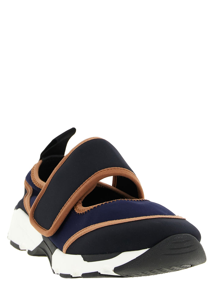 Marni 80% Polyamide sneaker in blue — view 2