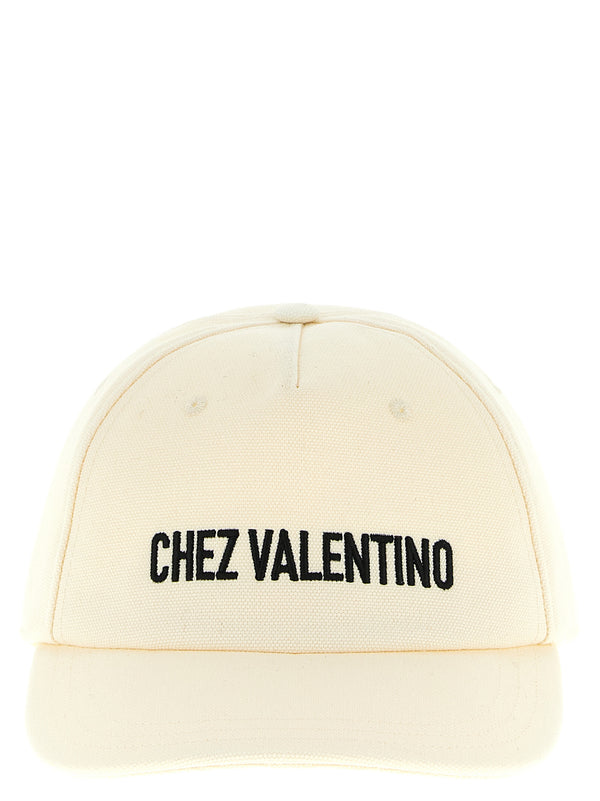 Valentino Garavani VA325658BM 100% cotton baseball cap in beige