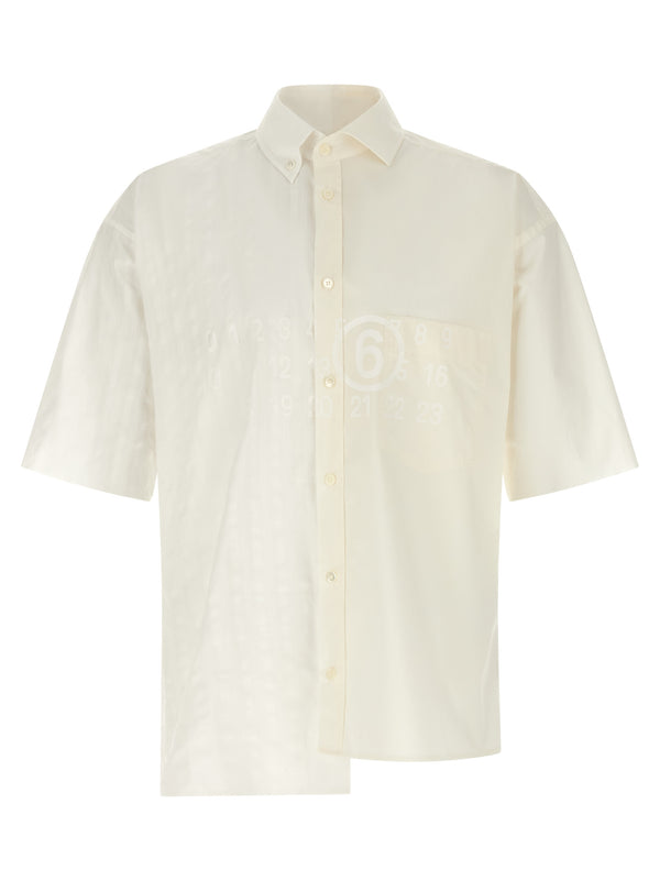 MM6 Maison Margiela 100% cotton shirt in white
