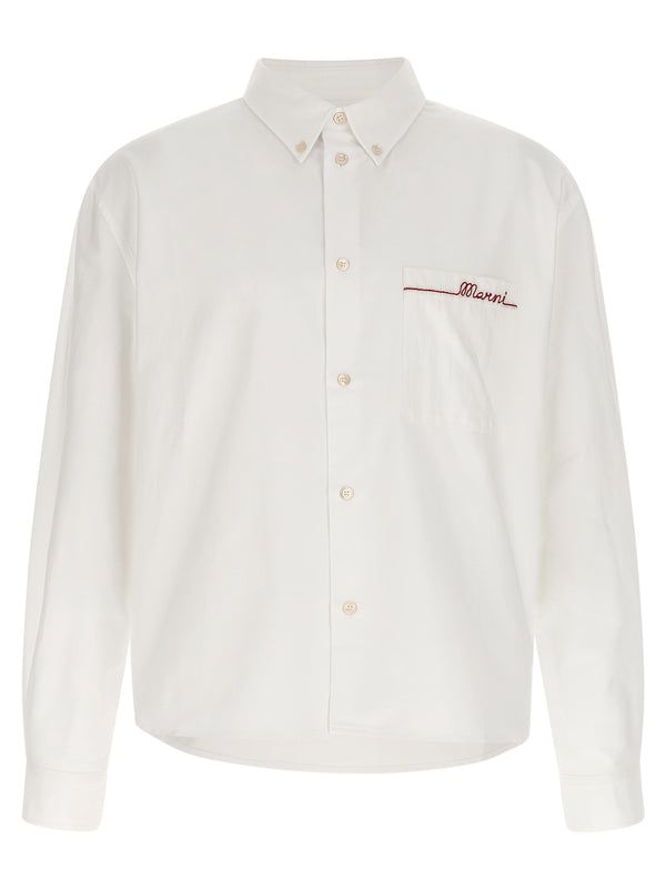 Marni 100% Cotton shirt in white