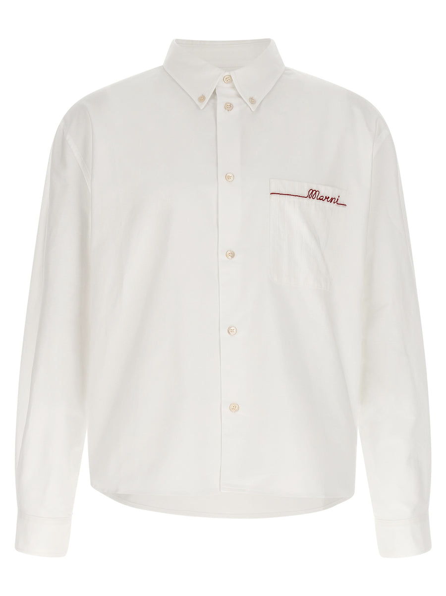 Marni 100% Cotton shirt in white