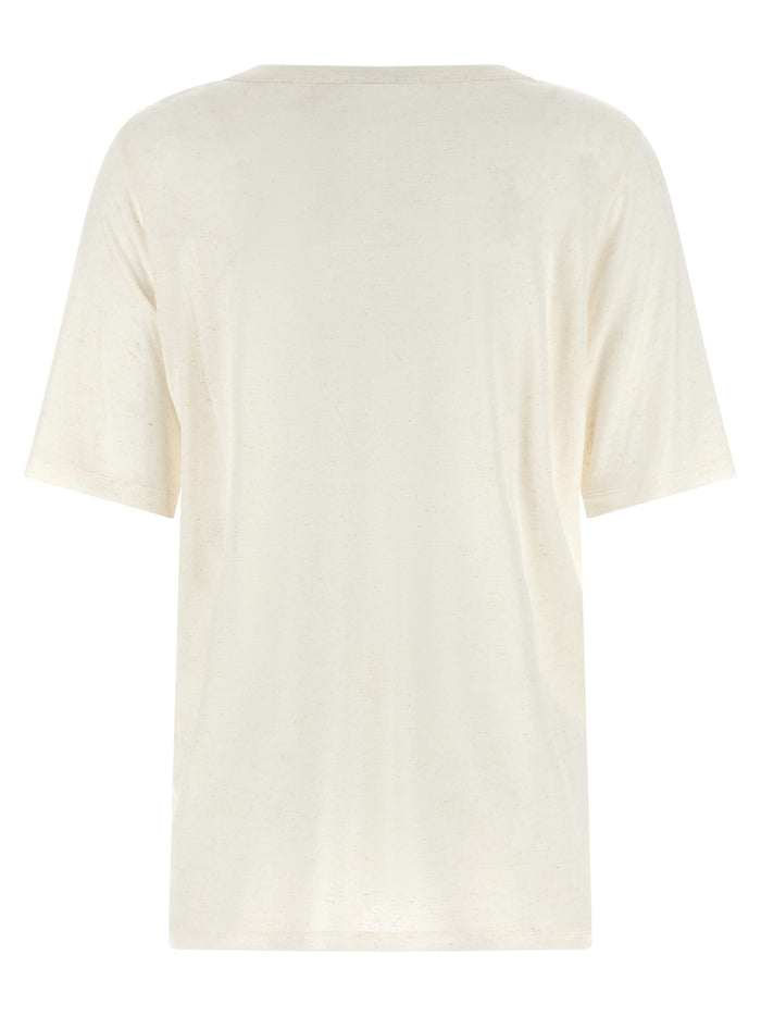 Stella McCartney 86% viscose t-shirt in white — view 2