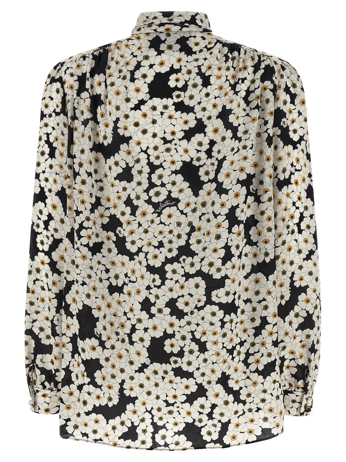 Valentino Garavani 100% Silk blouse in white — view 2