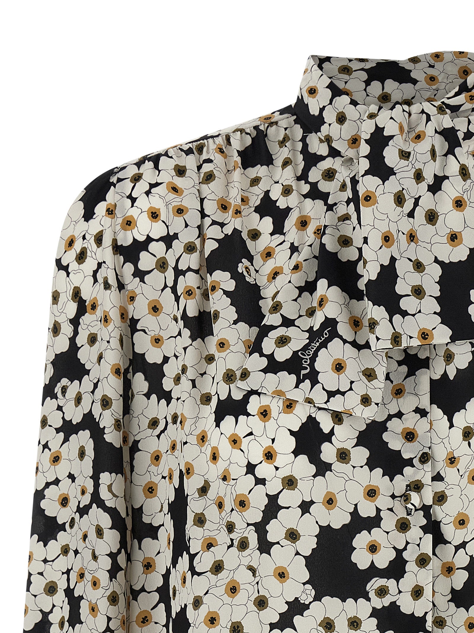 Valentino Garavani 100% Silk blouse in white — view 3