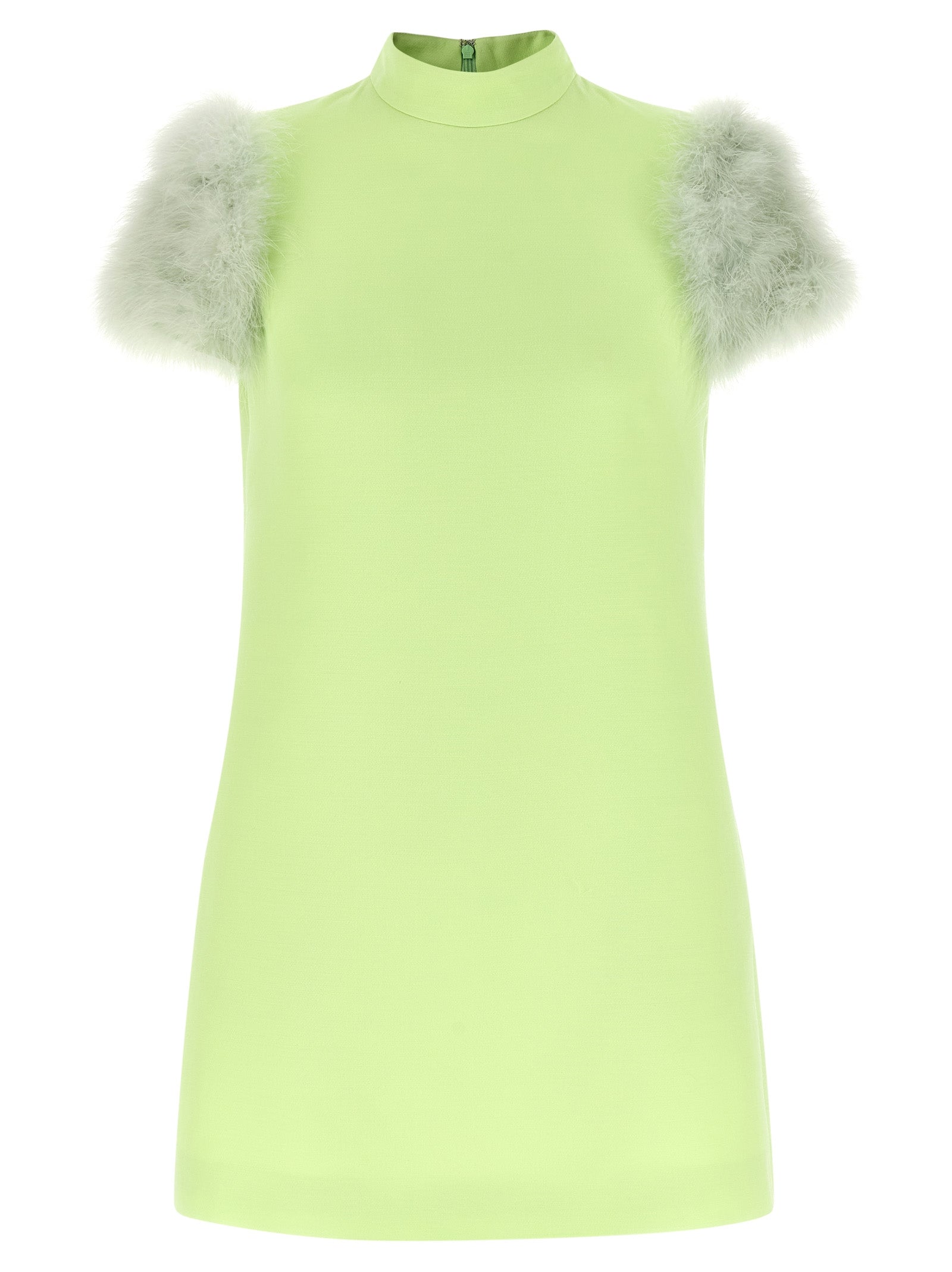 Valentino Garavani 65% virgin wool dress in green
