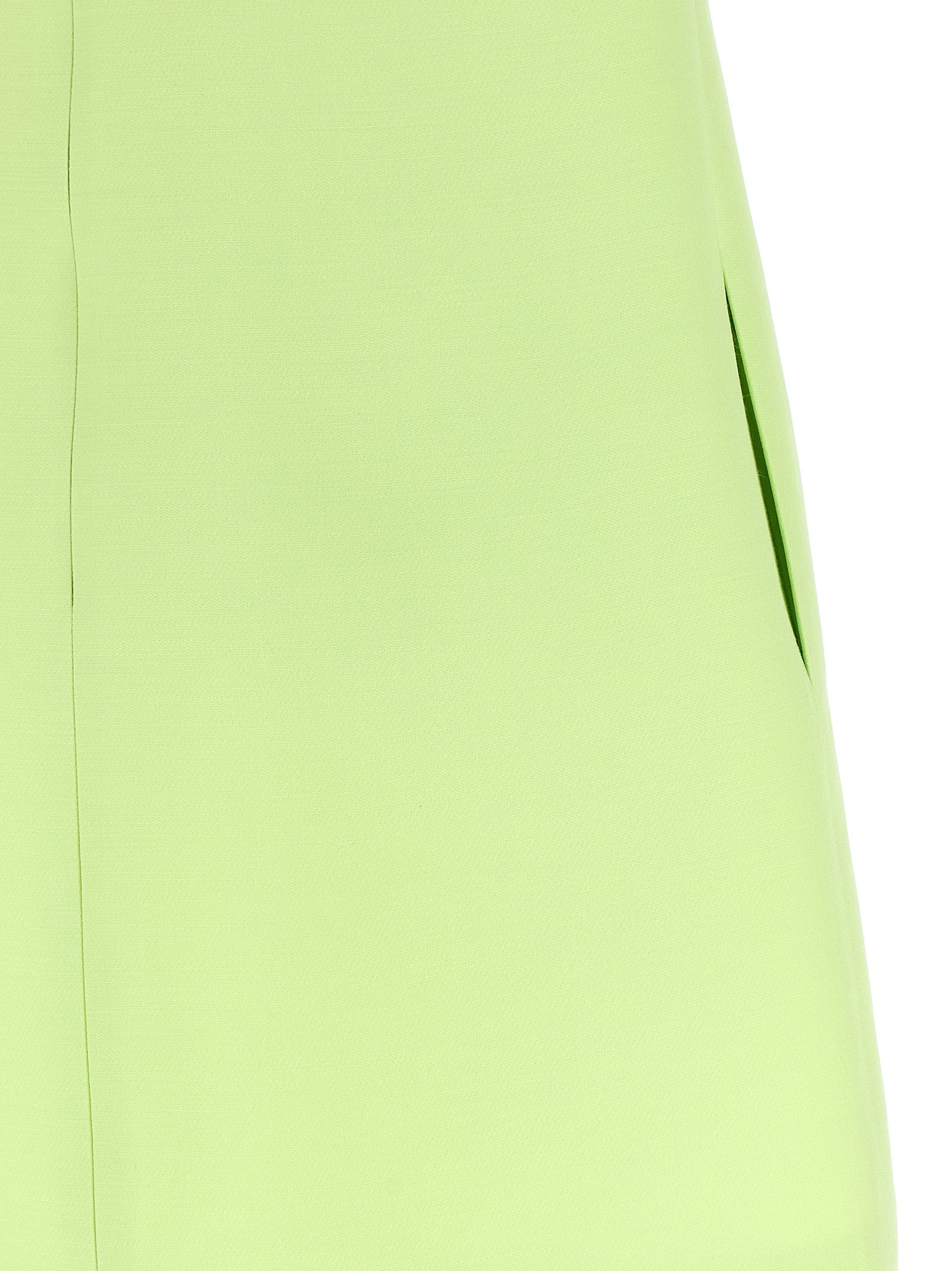 Valentino Garavani 65% virgin wool dress in green — view 4