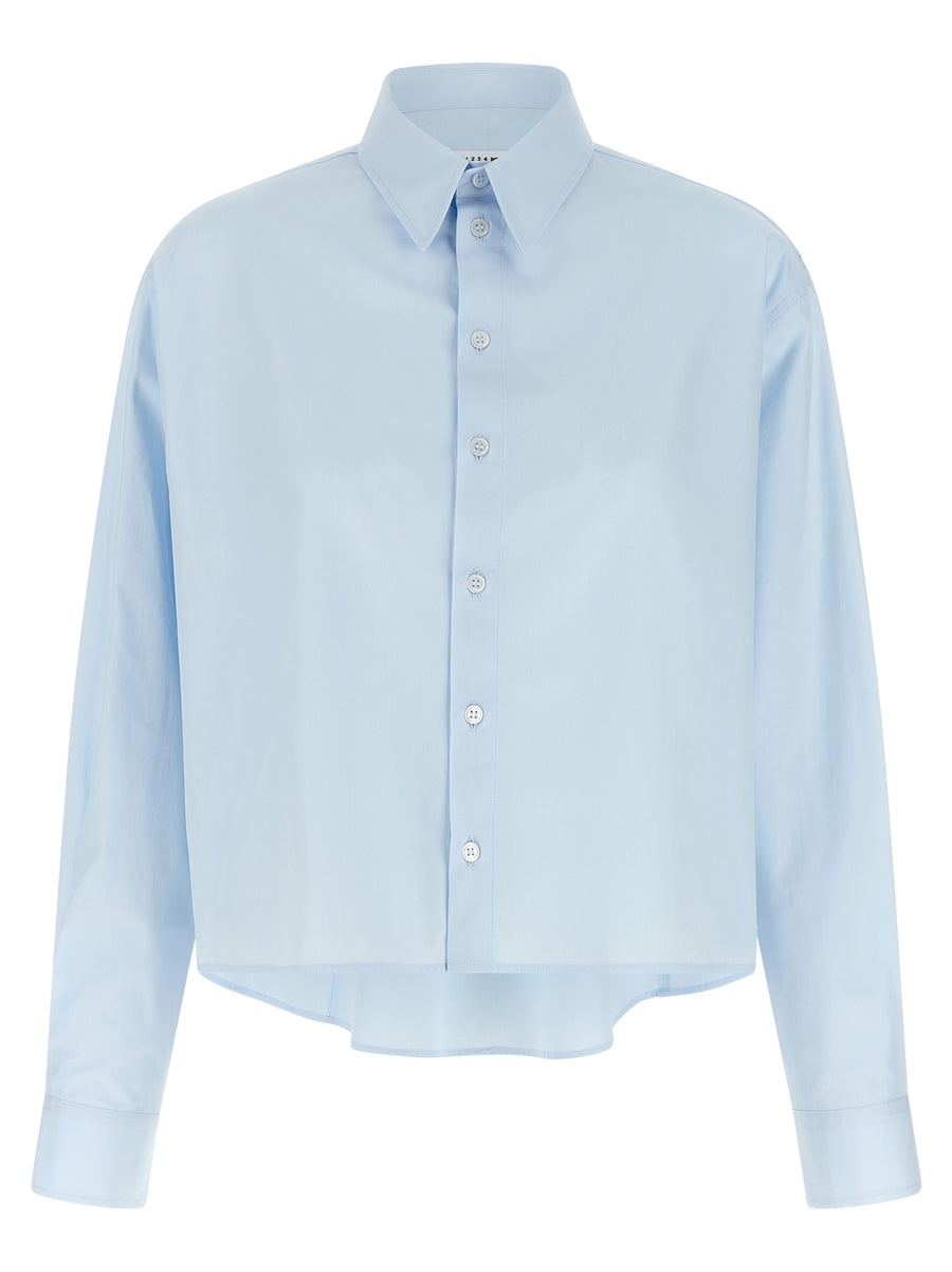 MM6 Maison Margiela 100% Cotton blouse in blue