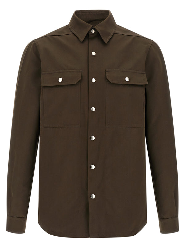 Rick Owens 100% polyester jacket in brown