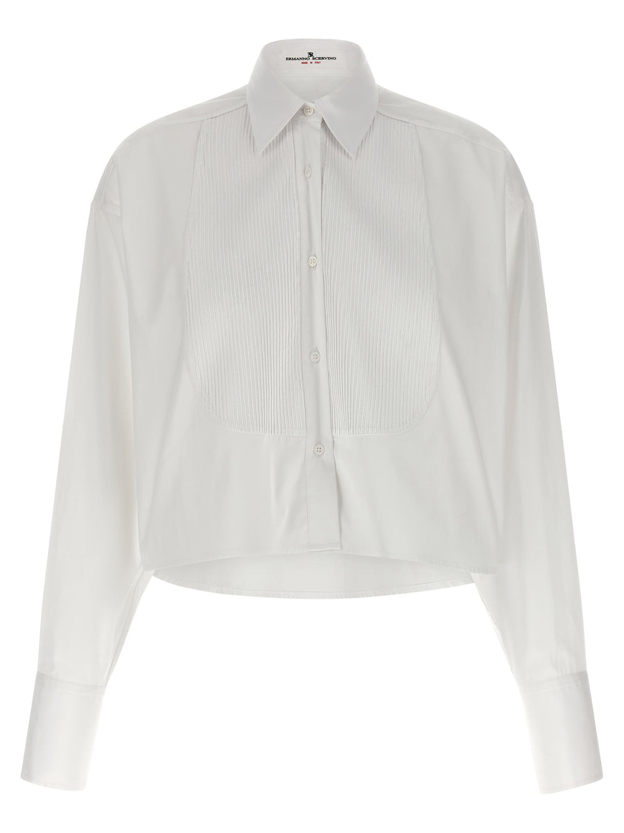 Ermanno Scervino 100% Cotton blouse in white