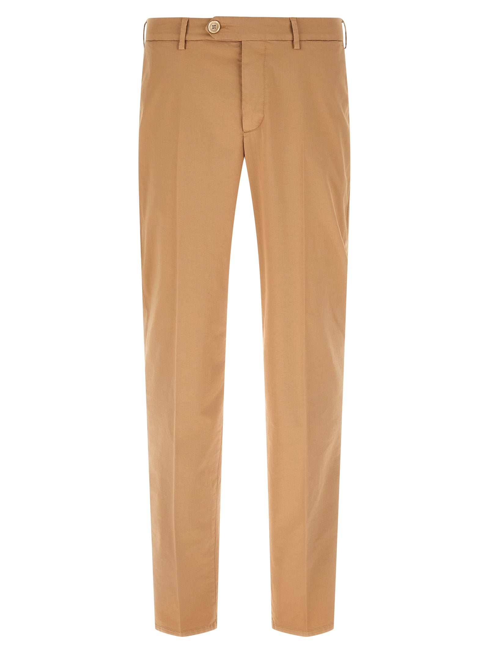 Brunello Cucinelli 97% Cotton trousers in beige