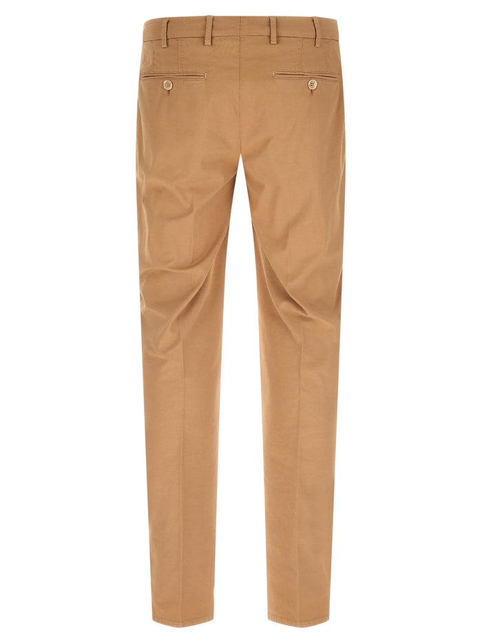 Brunello Cucinelli 97% Cotton trousers in beige — view 2