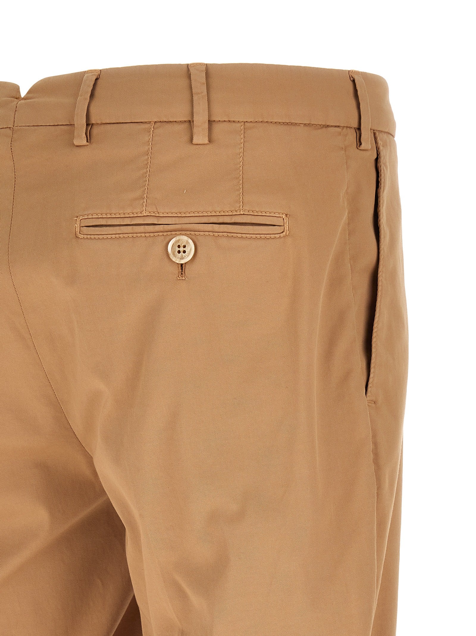 Brunello Cucinelli 97% Cotton trousers in beige — view 4