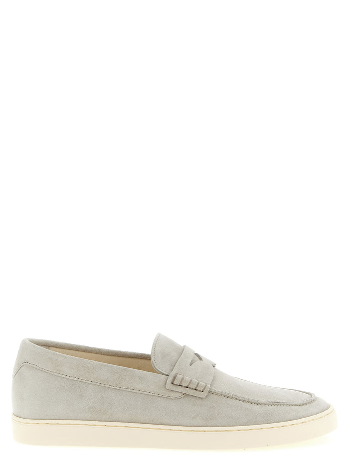Brunello Cucinelli 100% Calfskin Leather loafer in gray