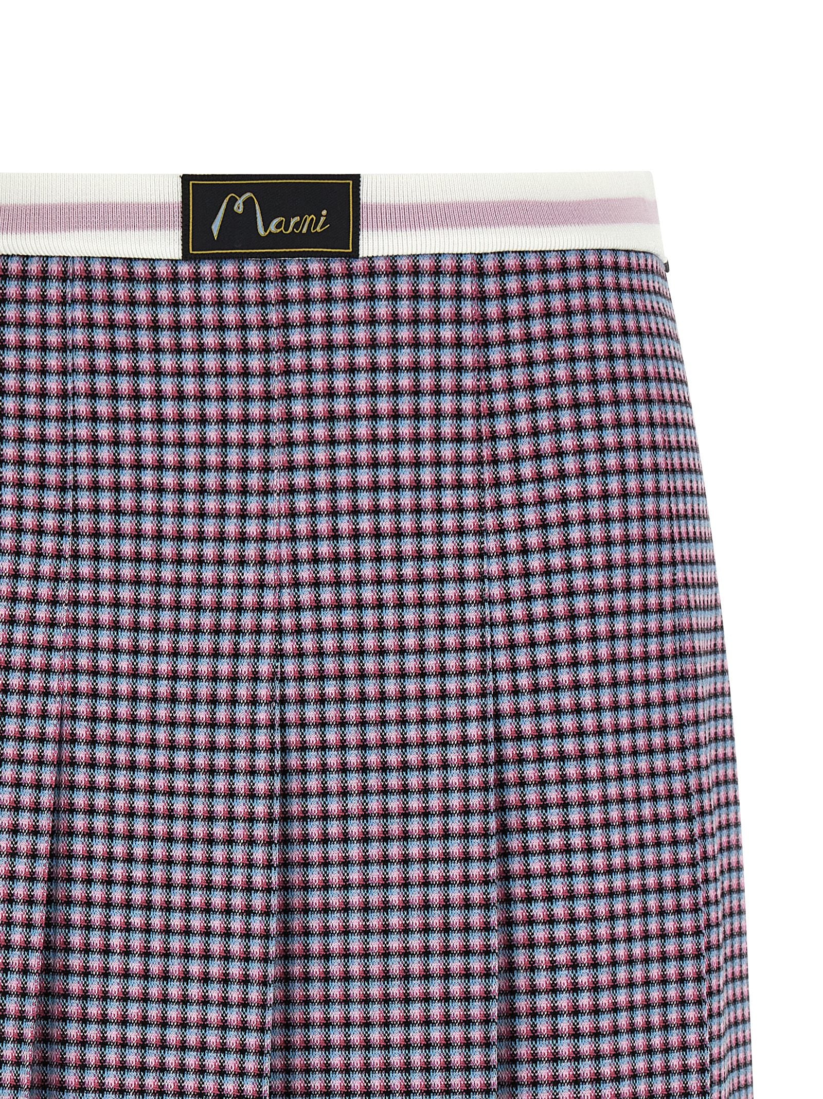 Marni 65% Viscose skirt in purple — view 3