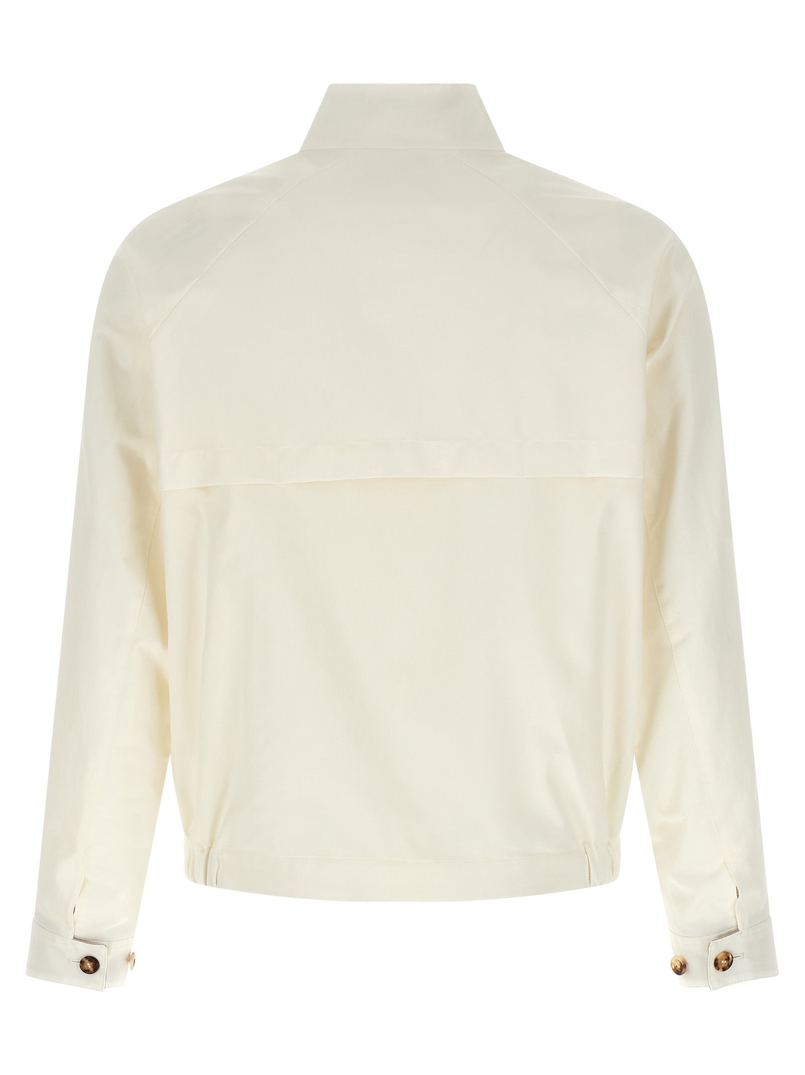 Brunello Cucinelli 67% cotton jacket in white — view 2