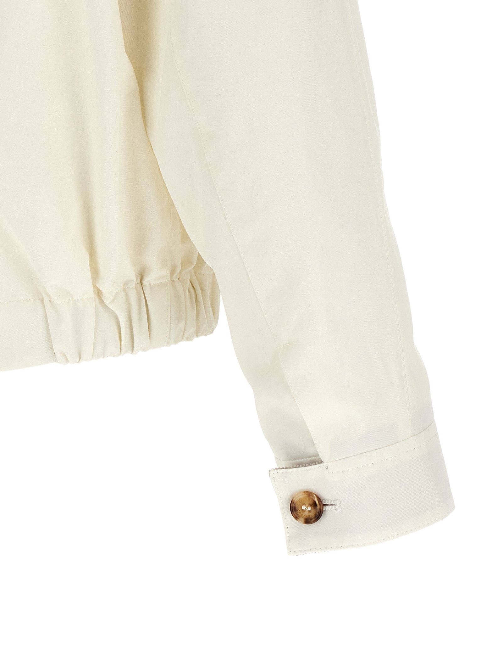 Brunello Cucinelli 67% cotton jacket in white — view 4