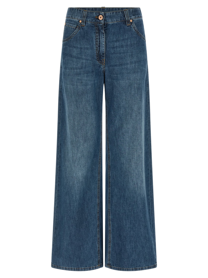 Brunello Cucinelli 100% Cotton jeans in blue