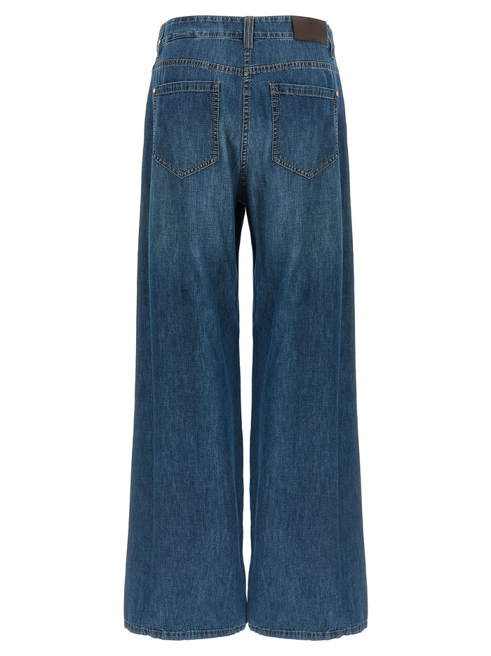 Brunello Cucinelli 100% Cotton jeans in blue — view 2