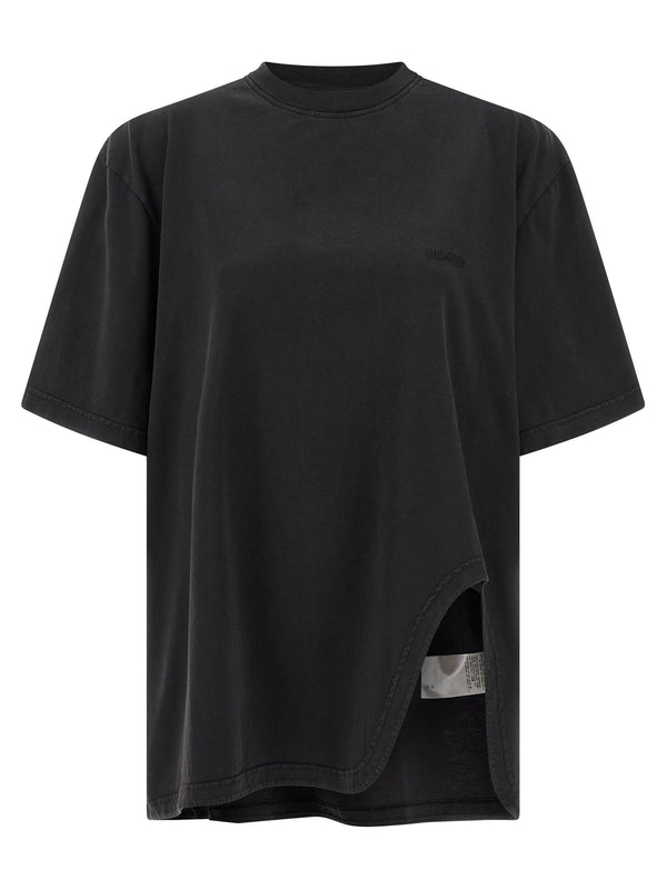 The Attico 100% Cotton t-shirt in black
