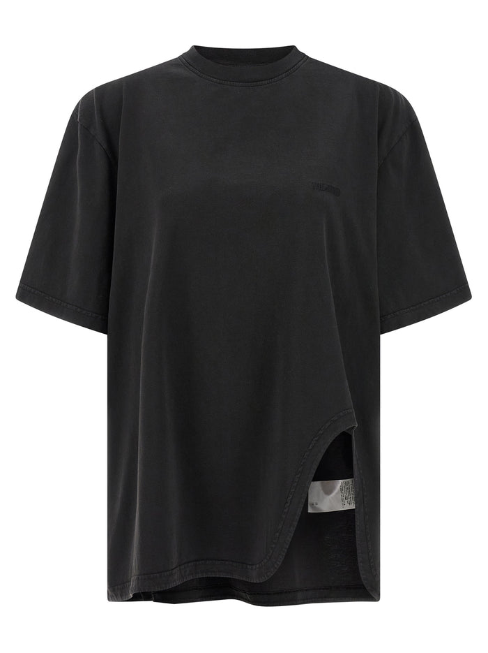 The Attico 100% Cotton t-shirt in black