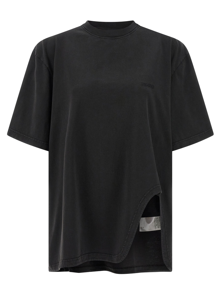The Attico 100% Cotton t-shirt in black