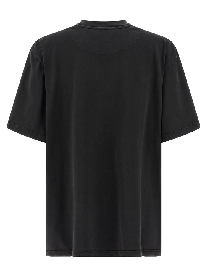 The Attico 100% Cotton t-shirt in black — view 2