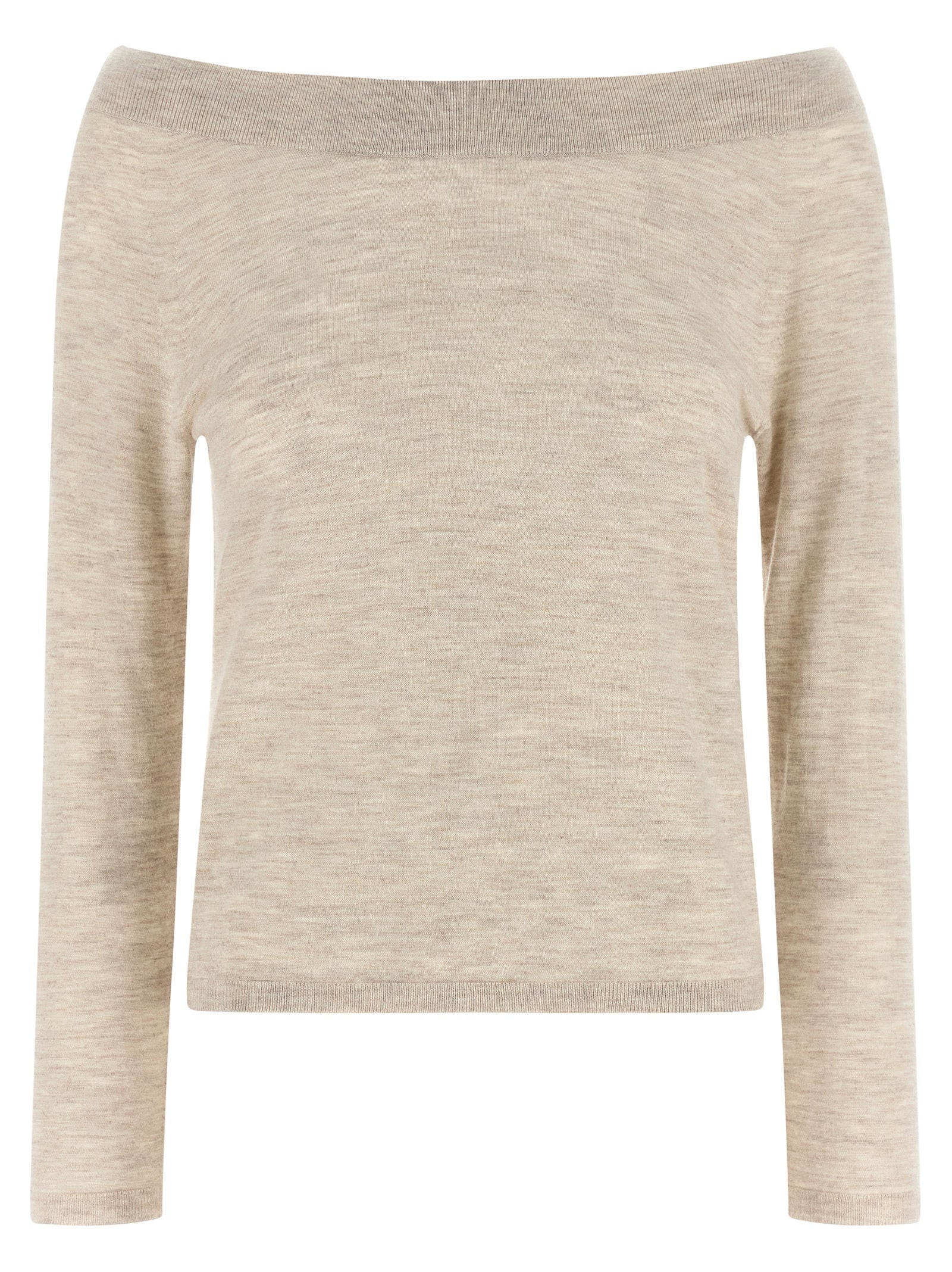 Max Mara 100% cashmere sweater in beige — view 2
