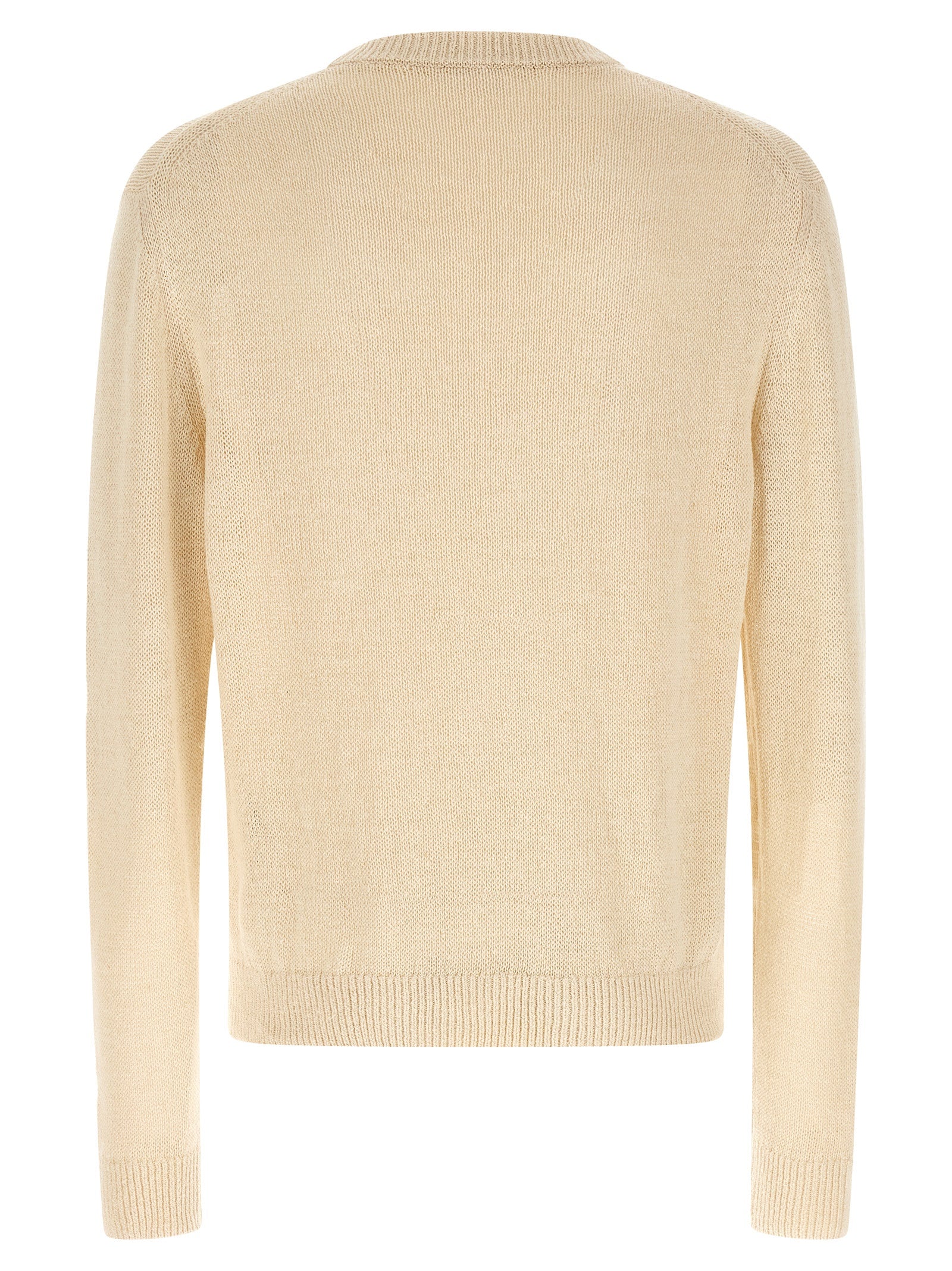 Jil Sander 50% hemp sweater in beige — view 2