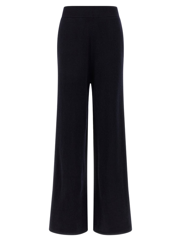 Max Mara 100% cashmere trousers in navy