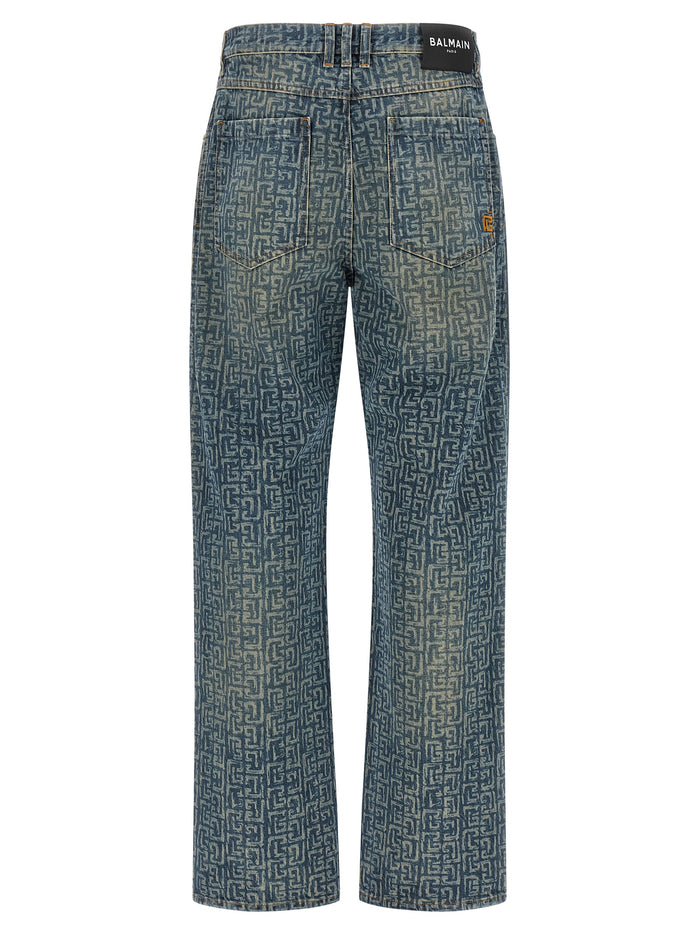 Balmain 100% cotton jeans in blue — view 2