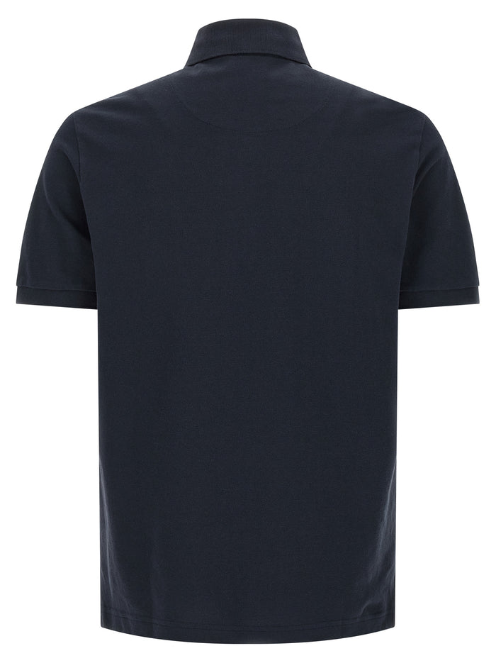 Etro 100% Cotton polo shirt in blue — view 2
