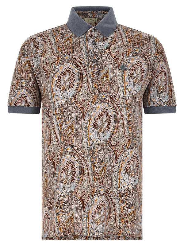 Etro 100% Cotton polo shirt in multicolor