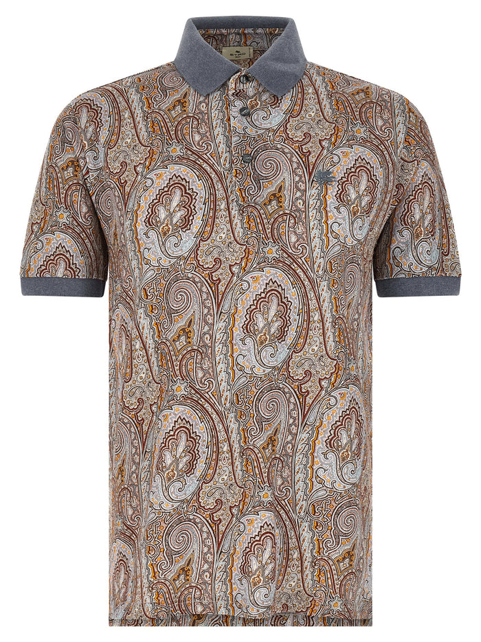 Etro 100% Cotton polo shirt in multicolor