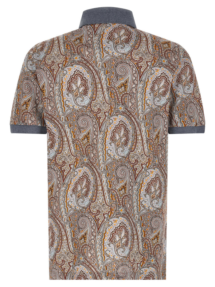 Etro 100% Cotton polo shirt in multicolor — view 2