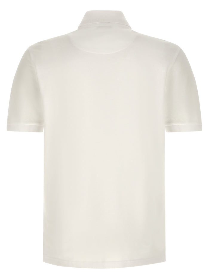 Etro 100% Cotton polo shirt in white — view 2