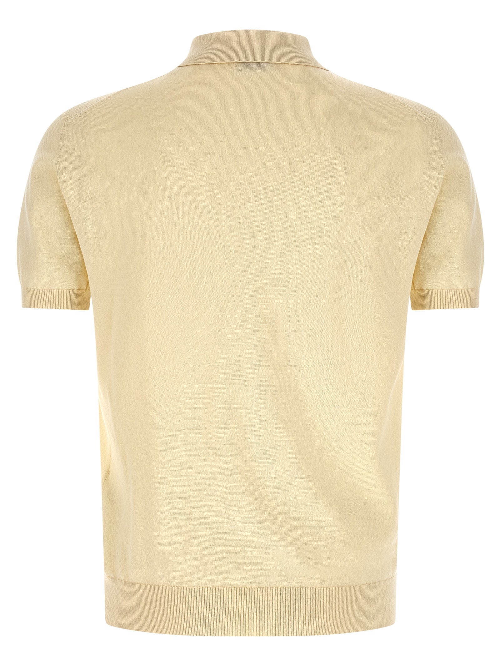 Etro 100% cotton polo shirt in beige — view 2