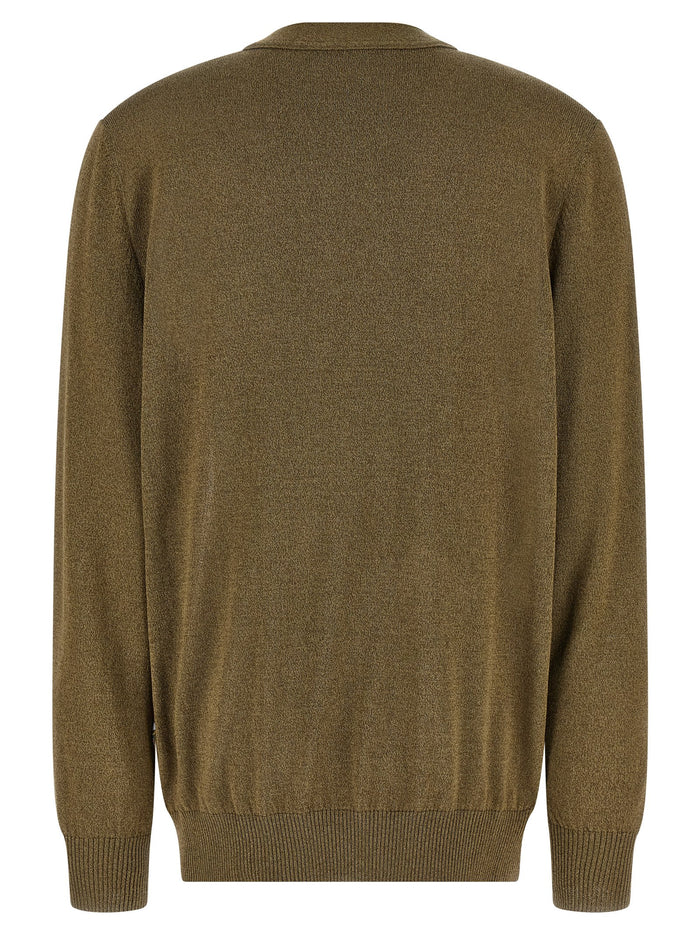 Etro 60% cotton cardigan in green — view 2