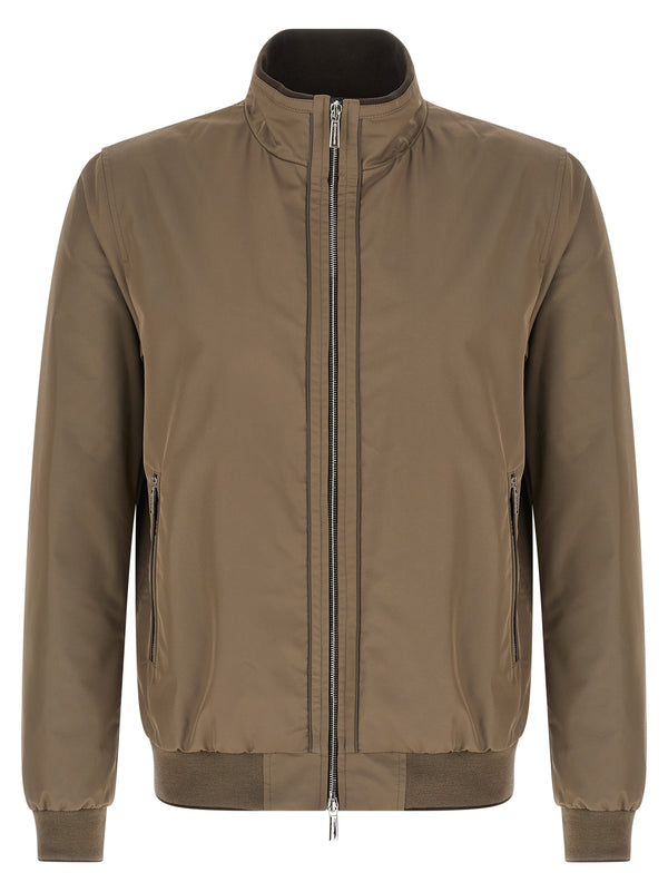 Moorer 100% Polyester jacket in beige