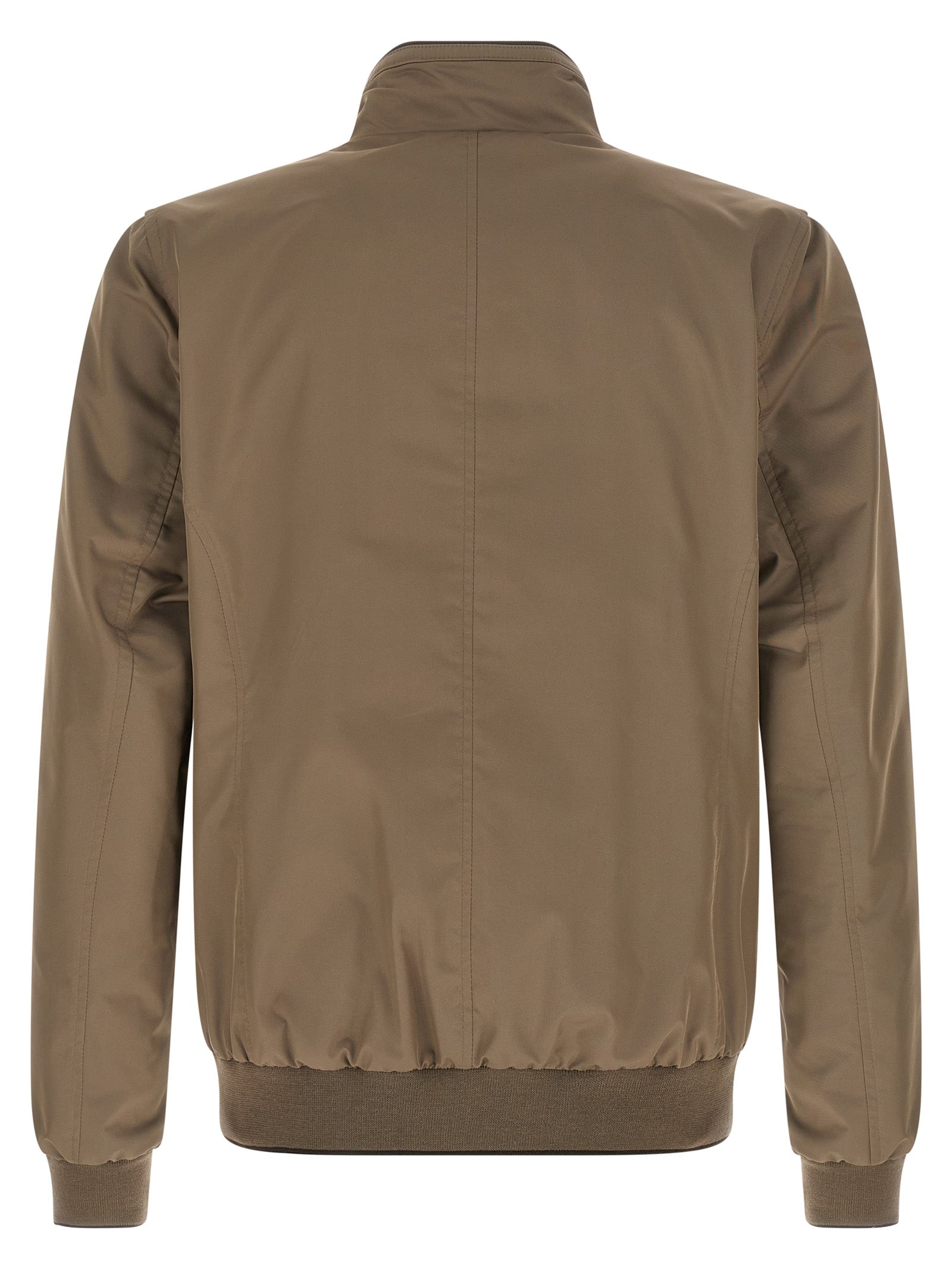 Moorer 100% Polyester jacket in beige — view 2
