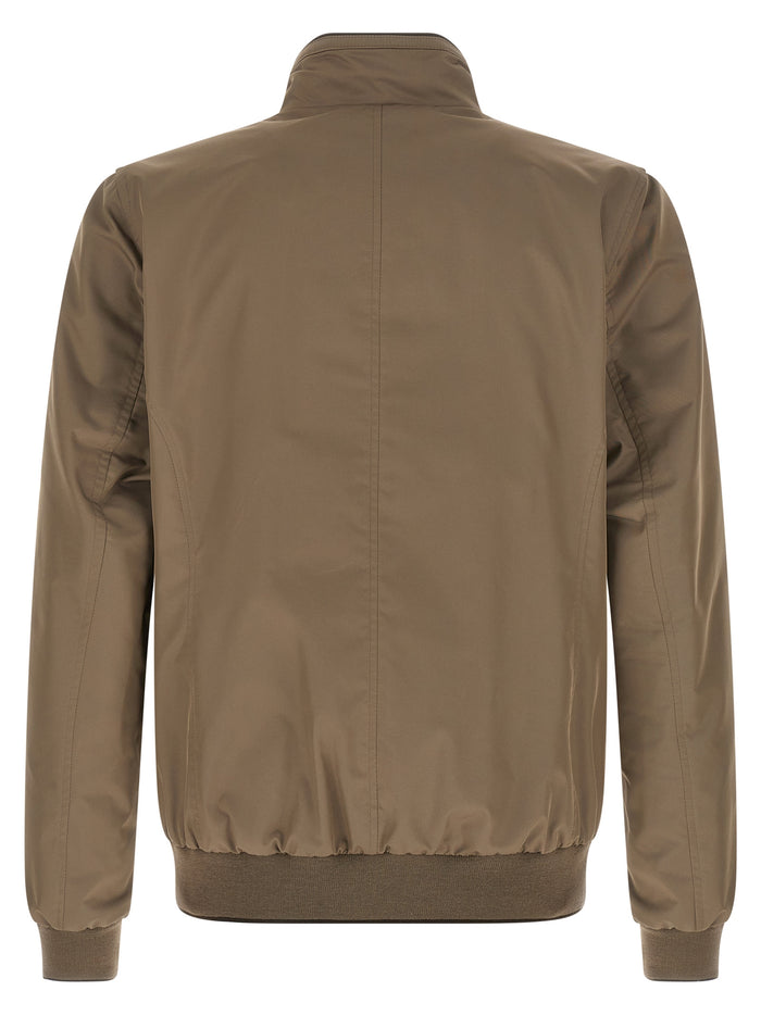 Moorer 100% Polyester jacket in beige — view 2