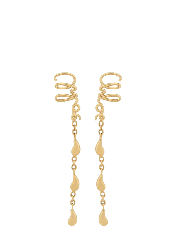 Chloé 100% Brass earrings in gold