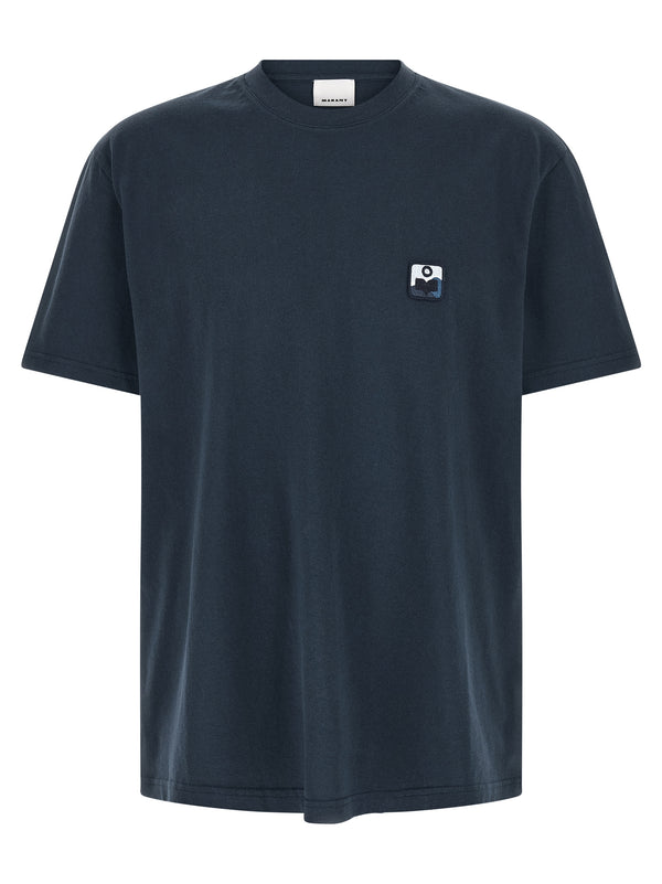 Marant 100% Cotton t-shirt in navy